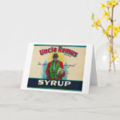 Oom Remus Syrup LabelCairo, GA Kaart (Gele Bloem)