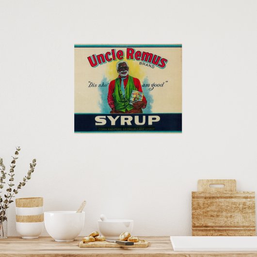 Oom Remus Syrup LabelCairo, GA Poster (Keuken)