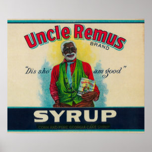 Oom Remus Syrup LabelCairo, GA Poster