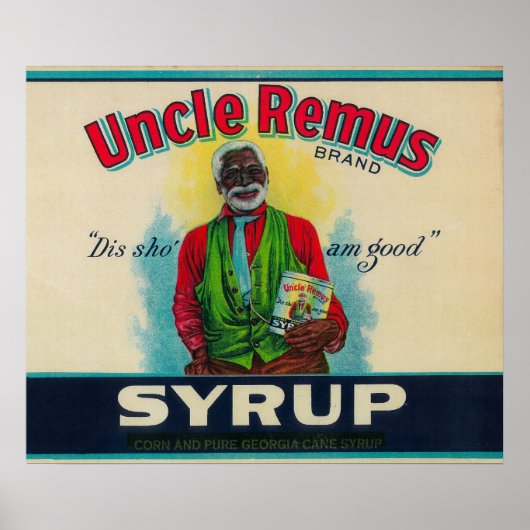 Oom Remus Syrup LabelCairo, GA Poster (Voorkant)