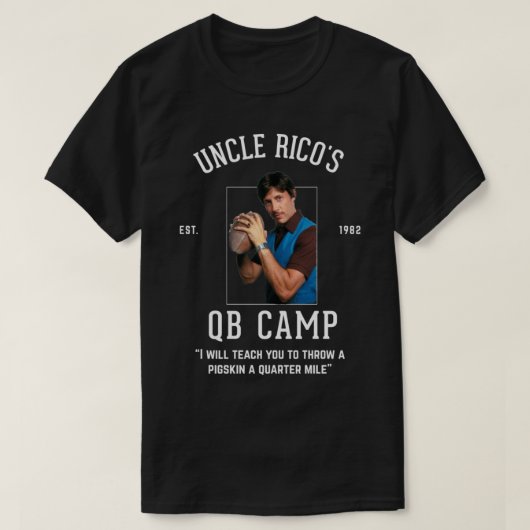 Oom Rico&x27;s QB Camp - 1982 Klassieke T-Shirt (Design voorkant)