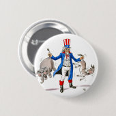 oom Sam 3 Ronde Button 5,7 Cm (Voorkant /achterkant)