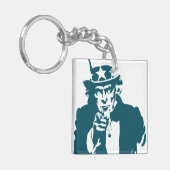 Oom Sam Acrylic Sleutelhanger (Voorkant Links)