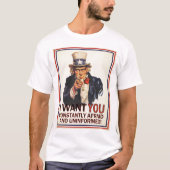 Oom Sam Anti-Propaganda Shirt (Voorkant)