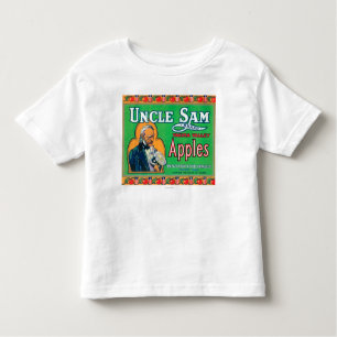 Oom Sam Apple Label (groen) - Wapato, WA Kinder Shirts