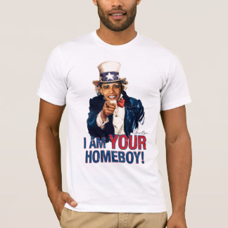Oom Sam - Barack Obama is mijn Homeboy T-shirt