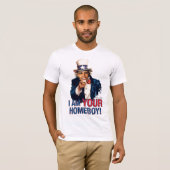 Oom Sam - Barack Obama is mijn Homeboy T-shirt (Voorkant volledig)