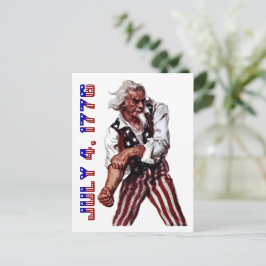 oom Sam Briefkaart (Staand voorkant)