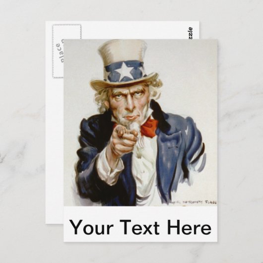 oom Sam Briefkaart (Voorkant / Achterkant)