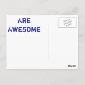 Oom Sam,  Briefkaart (Achterkant)