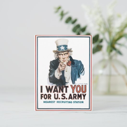 oom Sam Briefkaart (Staand voorkant)