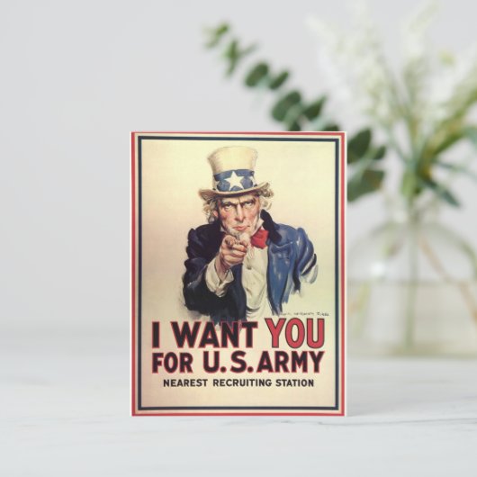 oom Sam Briefkaart (Staand voorkant)