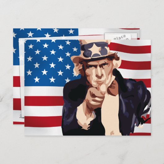 oom Sam Briefkaart (Voorkant / Achterkant)