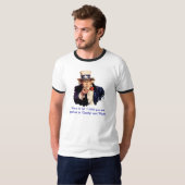 Oom Sam Caption T-shirt sjabloon (Voorkant volledig)