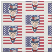 Oom Sam cartoon Stof (Swatch)