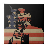 oom Sam Ceramic Tile Tegeltje (Voorkant)