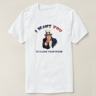 Oom Sam Clean Your Room T-shirt