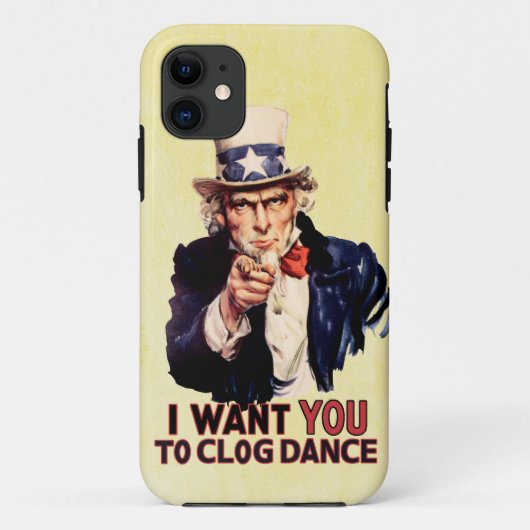 oom Sam Clogging Dance Case-Mate iPhone Case (Achterkant)