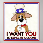 Oom Sam Corgi Poster (Voorkant)