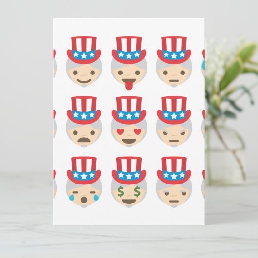 oom sam emoji (Staand voorkant)