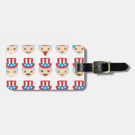 oom sam emoji bagagelabel