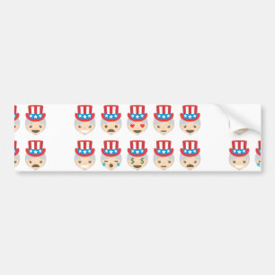 oom sam emoji bumpersticker