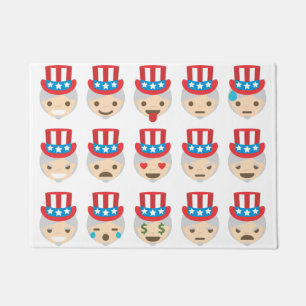 oom sam emoji doormat deurmat