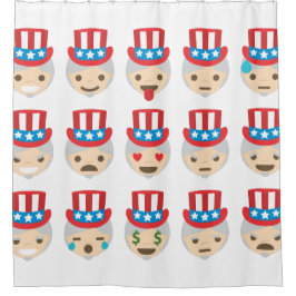 oom sam emoji douchegordijn