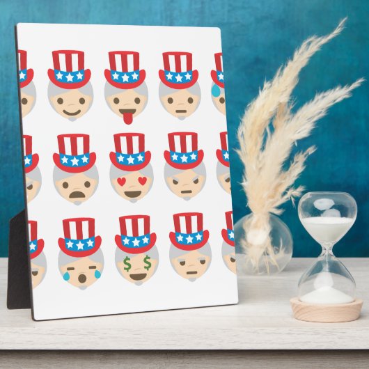 oom sam emoji fotoplaat (Zijkant)