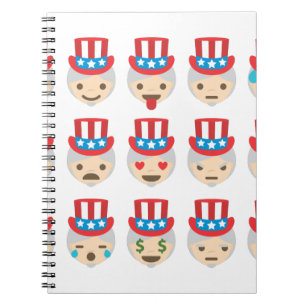 oom sam emoji notitieboek