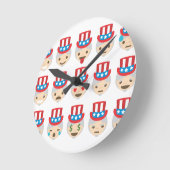 oom sam emoji ronde klok (Hoek)