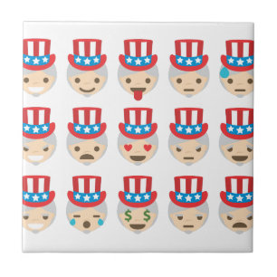 oom sam emoji tegeltje