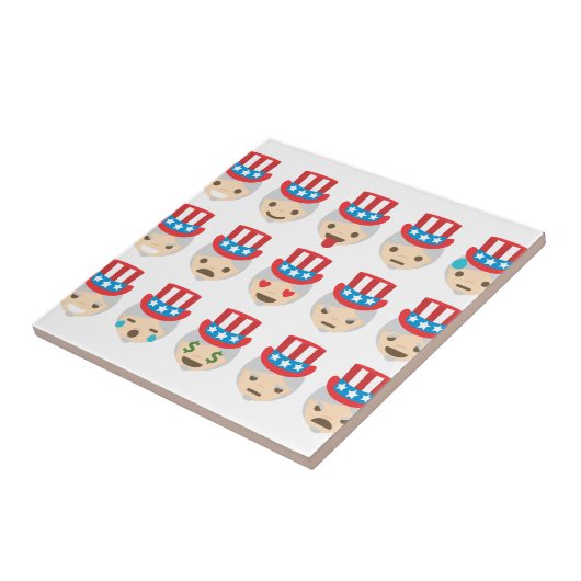 oom sam emoji tegeltje (Zijkant)