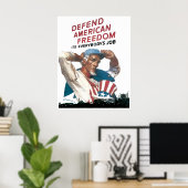 Oom Sam gaat werken Poster (Thuiskantoor)