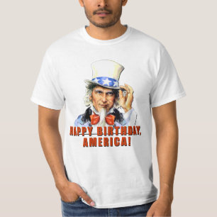 oom Sam Happy Birthday America Tshirt