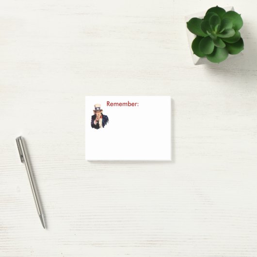 Oom Sam herinnert zich Post-it Post-it® Notes (Kantoor)