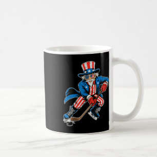 Oom Sam Hockey Amerikaanse Vlag Usa Sport 4 juli Koffiemok