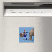 oom Sam houdt van dieren Magneet (Insitu (Vaatwasser))