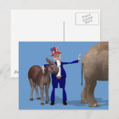 oom Sam houdt van Donkeys Briefkaart (Voorkant / Achterkant)