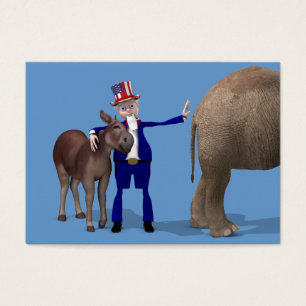 oom Sam houdt van Donkeys Visitekaartjes
