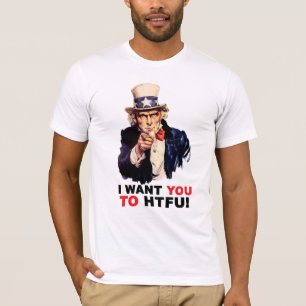 Oom Sam HTFU - Amerikaanse Apparel T-shirt