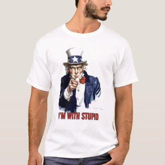 Oom Sam - ik ben met stommerd T-shirt