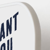 Oom Sam, ik wil dat je grappig drinkt Pickleball Paddle (Links Detail)