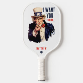 Oom Sam, ik wil dat je grappig drinkt Pickleball Paddle
