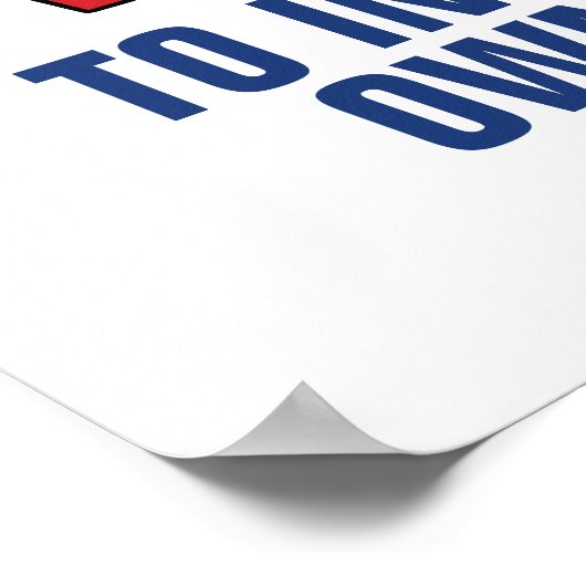 Oom Sam - Ik wil dat je je aangepaste tekst opneem Poster (Hoek)