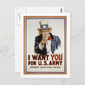 Oom Sam - Ik wil je Briefkaart (Voorkant / Achterkant)