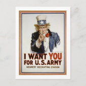 Oom Sam - Ik wil je Briefkaart (Voorkant)