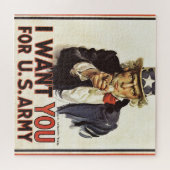 oom Sam ik wil jullie WWI Propaganda VS Legpuzzel (Horizontaal)