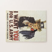 oom Sam ik wil jullie WWI Propaganda VS Legpuzzel (Horizontaal)