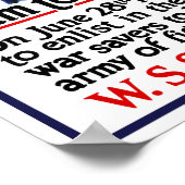 Oom Sam — ik zeg je Poster (Hoek)